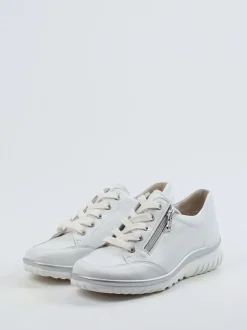 Semler – Komfort-Sneaker aus Kalbleder Weiß