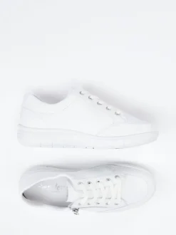 Semler – Komfort-Sneaker aus Kalbleder weiß