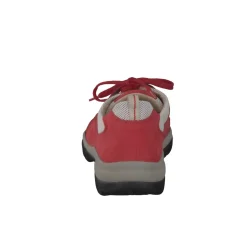Semler – Komfort-Sneaker aus Nubukleder Tomatenrot
