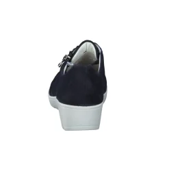 Semler – Komfort-Sneaker aus Veloursleder Dunkelblau