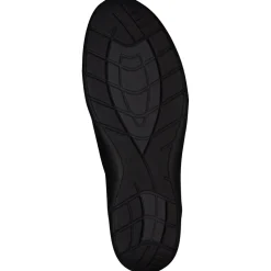 Semler – Komfort-Sneaker aus Veloursleder schwarz
