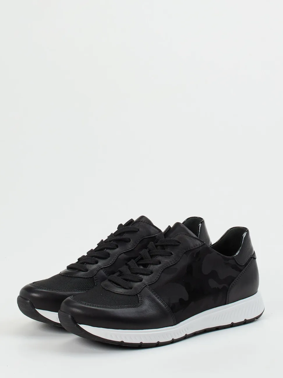 Semler – Komfort-Sneaker aus Kalbleder schwarz
