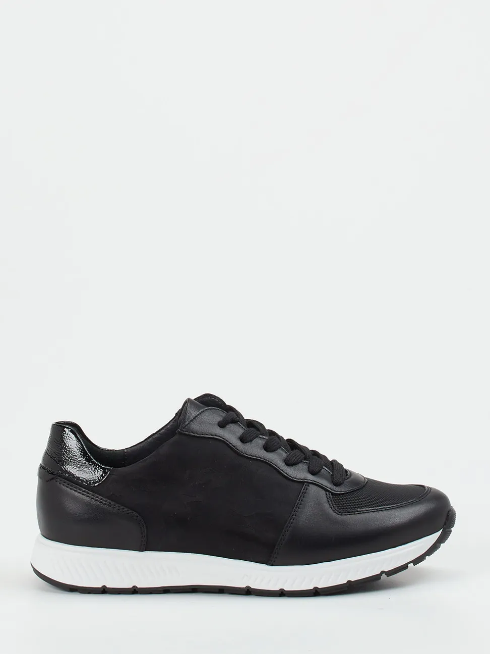 Semler – Komfort-Sneaker aus Kalbleder schwarz