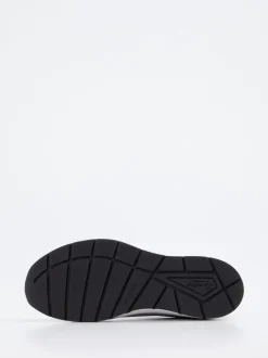 Semler – Komfort-Sneaker aus Metallicleder anthrazit