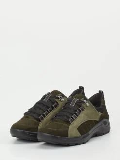 Semler – Komfort-Sneaker aus Veloursleder olivgrün