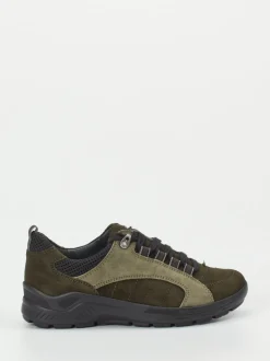 Semler – Komfort-Sneaker aus Veloursleder olivgrün