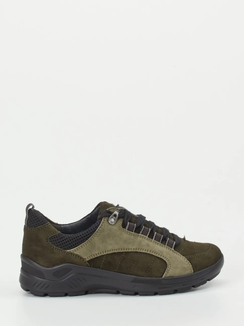 Semler – Komfort-Sneaker aus Veloursleder olivgrün