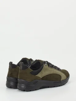 Semler – Komfort-Sneaker aus Veloursleder olivgrün