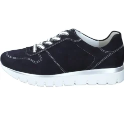 Semler – Komfort-Sneaker aus Veloursleder Dunkelblau
