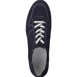 Semler – Komfort-Sneaker aus Veloursleder Dunkelblau