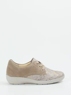 Semler – Komfort-Sneaker aus Veloursleder taupe