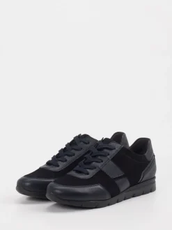 Semler – Komfort-Sneaker aus Leder in Dunkelblau