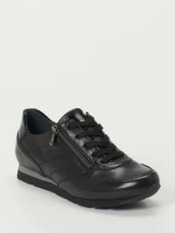 Semler – Komfort-Sneaker aus Kalbleder schwarz