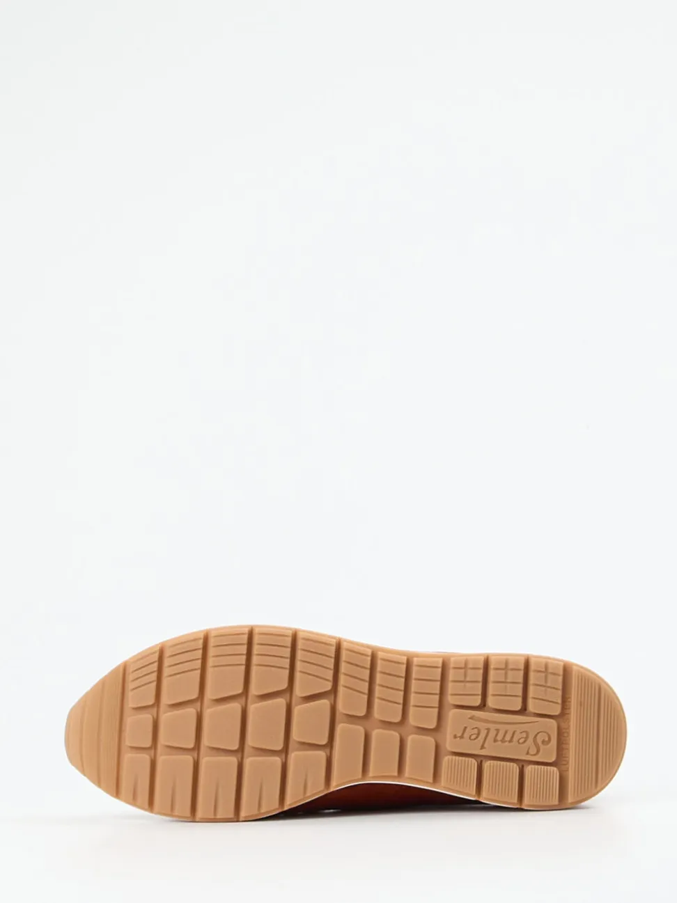 Semler – Komfort-Sneaker aus Veloursleder rostbraun