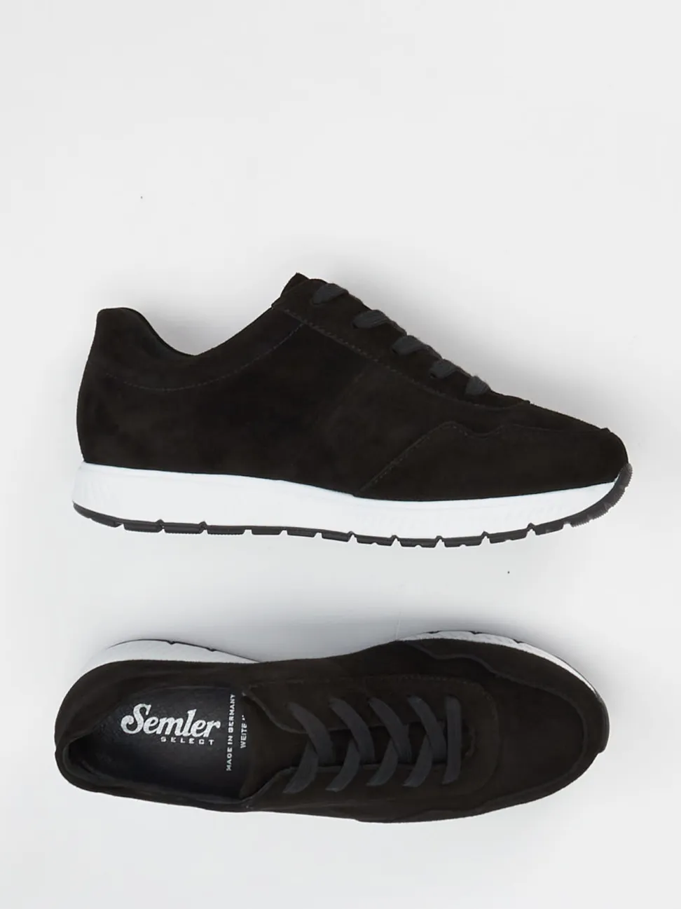 Semler – Komfort-Sneaker aus Stretch- und Veloursleder