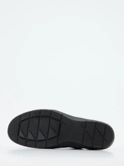 Semler – Komfort-Sneaker aus Veloursleder schwarz