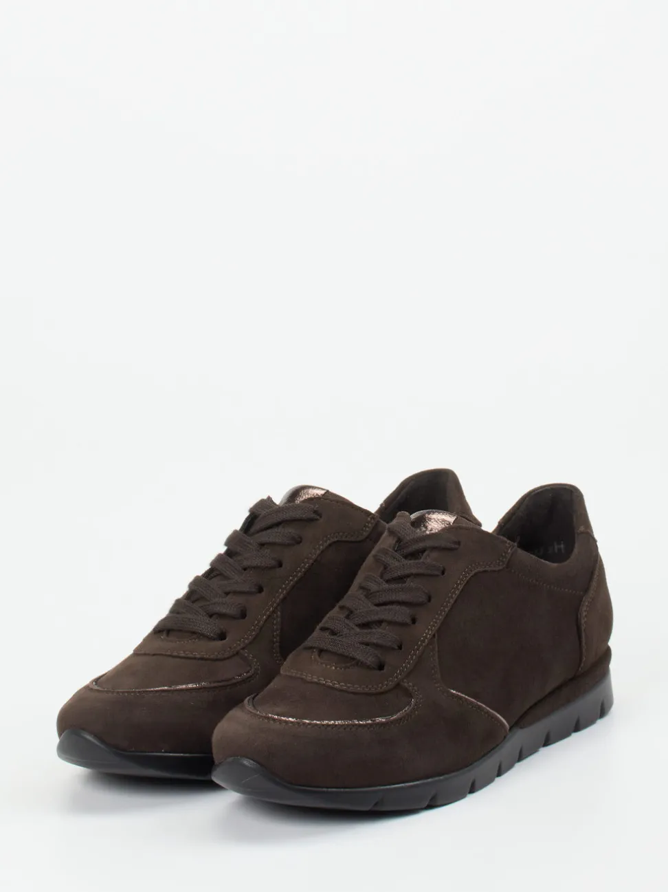Semler – Komfort-Sneaker aus Veloursleder Braun