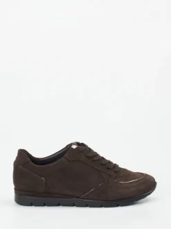Semler – Komfort-Sneaker aus Veloursleder Braun