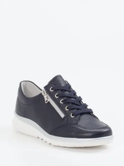 Semler – Komfort-Sneaker aus Kalbleder Dunkelblau