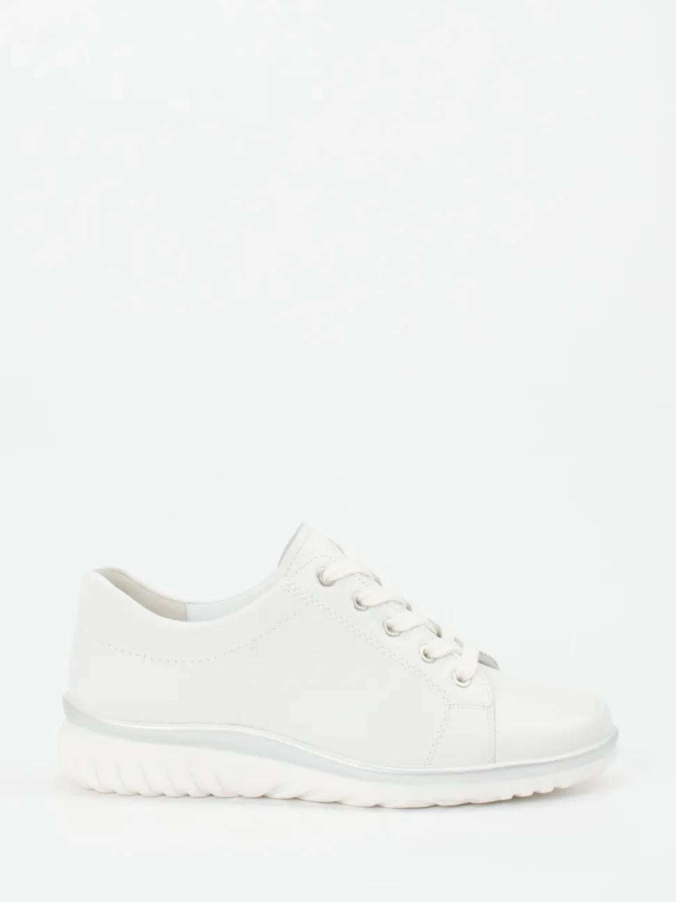 Semler – Komfort-Sneaker aus Kalbleder weiß
