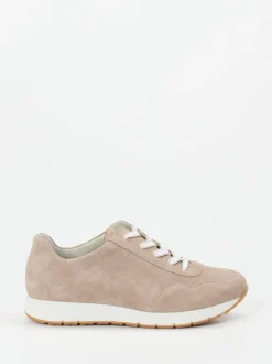 Semler – Komfort-Sneaker aus Veloursleder beige
