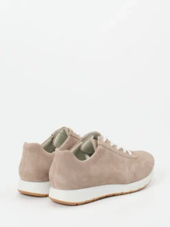 Semler – Komfort-Sneaker aus Veloursleder beige