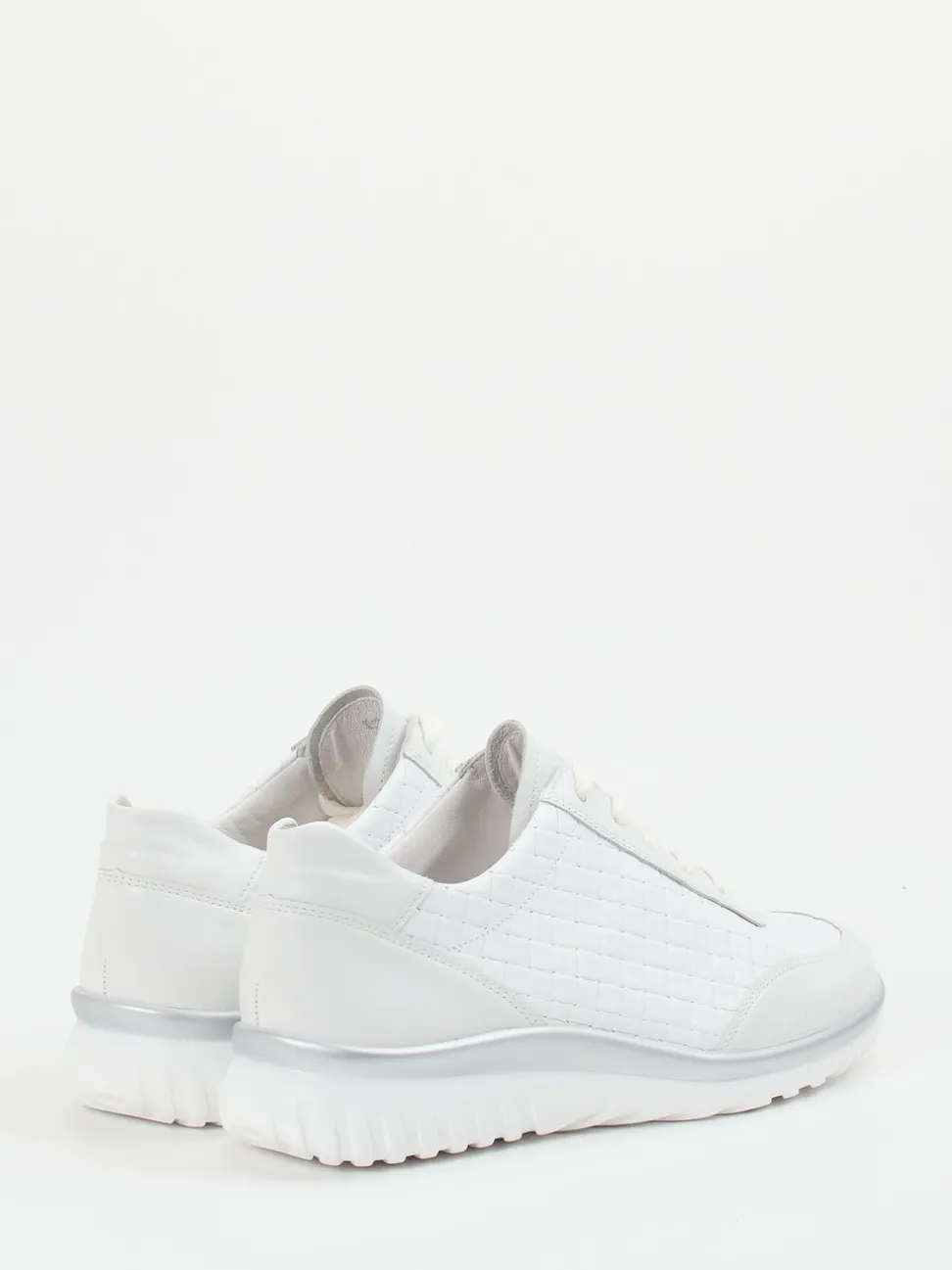 Semler – Komfort-Sneaker aus Kalbleder Weiß