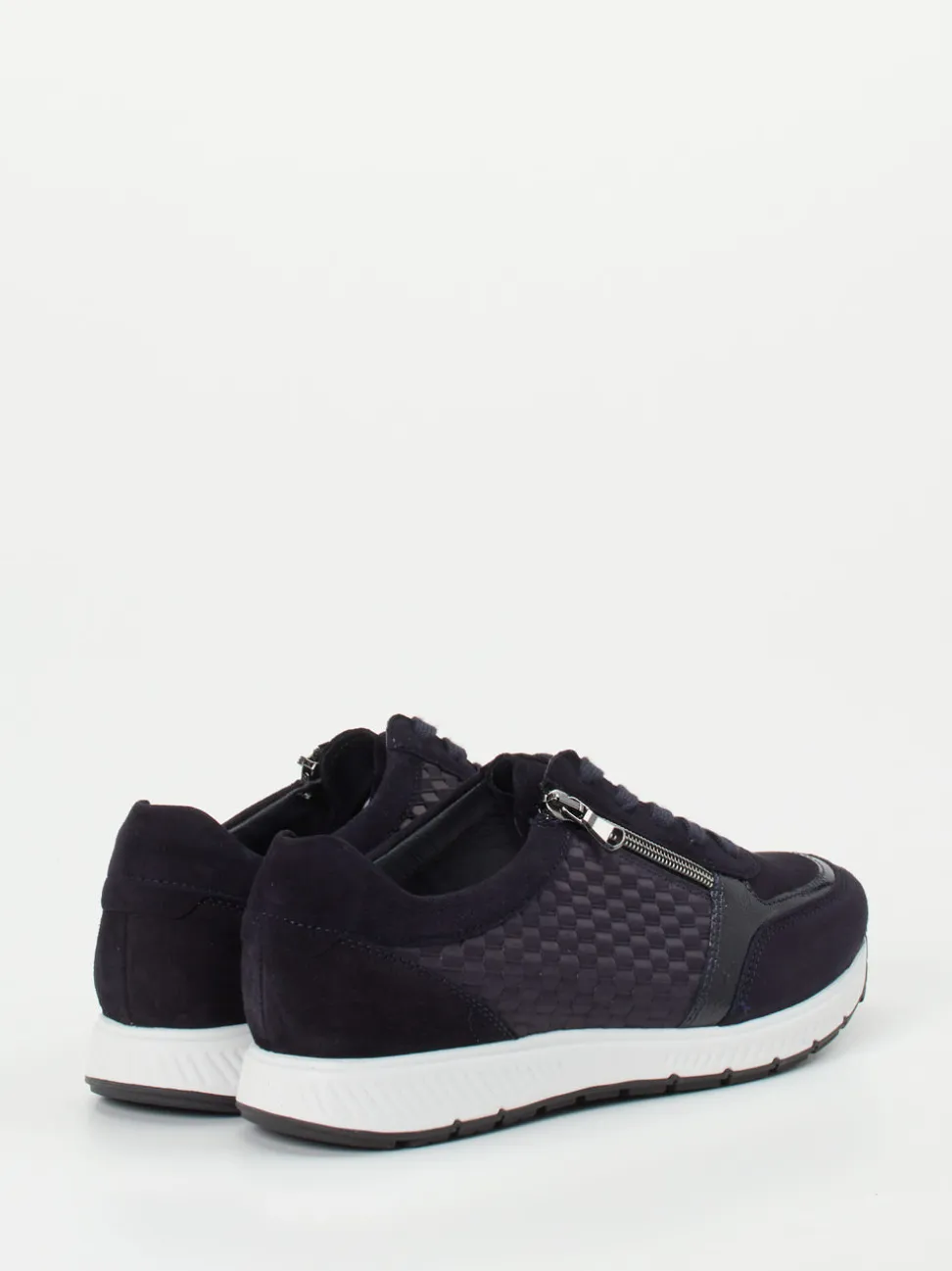 Semler – Komfort-Sneaker aus Veloursleder Dunkelblau