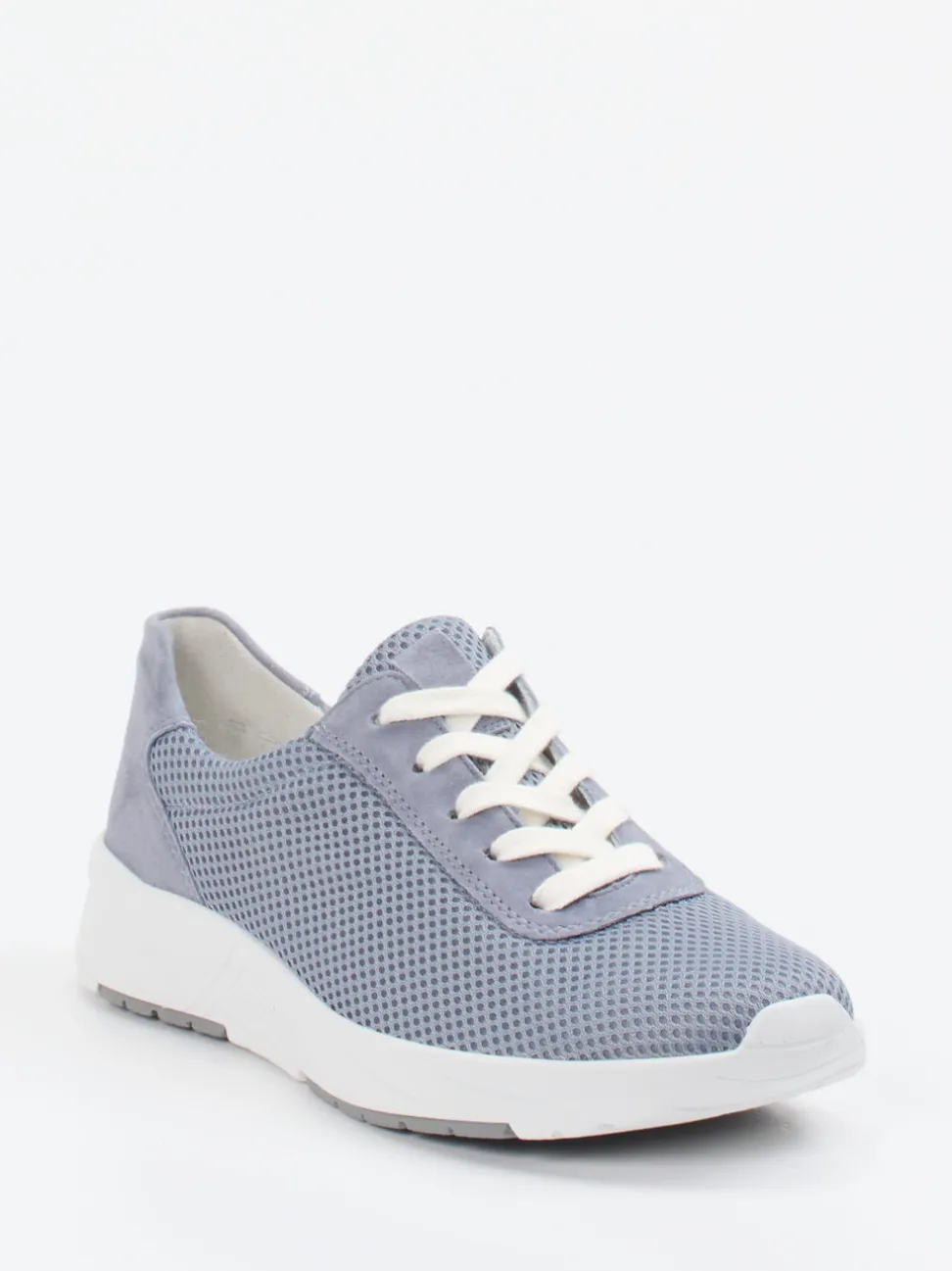 Semler – Komfort-Sneaker aus Textil in Pastellblau