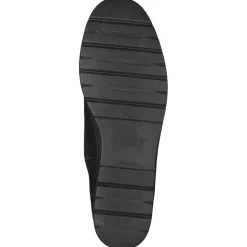 Semler – Komfort-Sneaker aus Veloursleder schwarz