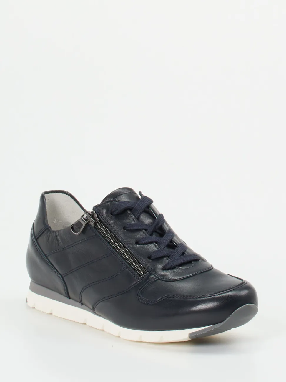 Semler – Komfort-Sneaker aus Kalbleder Dunkelblau