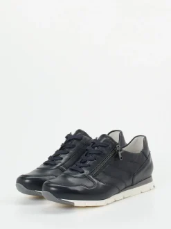 Semler – Komfort-Sneaker aus Kalbleder Dunkelblau