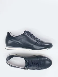 Semler – Komfort-Sneaker aus Kalbleder Dunkelblau