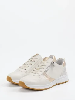 Semler – Komfort-Sneaker aus Kalbleder beige