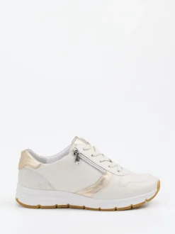 Semler – Komfort-Sneaker aus Kalbleder beige