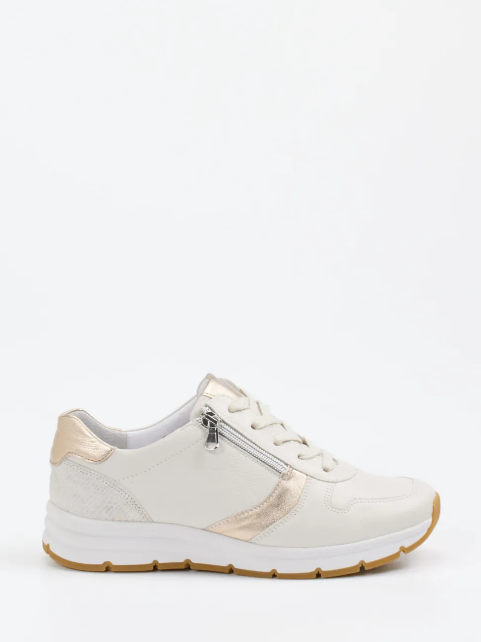 Semler – Komfort-Sneaker aus Kalbleder beige