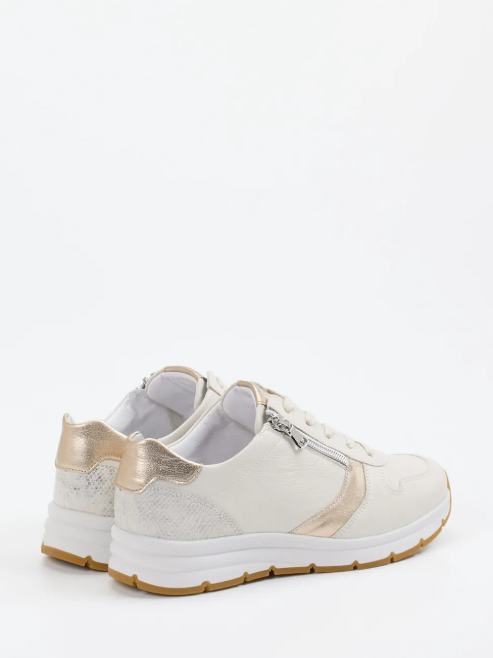 Semler – Komfort-Sneaker aus Kalbleder beige