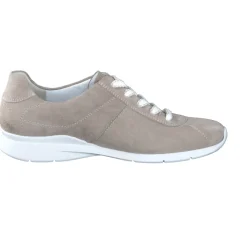 Semler – Komfort-Sneaker aus Veloursleder Beige