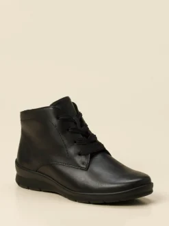 Semler – Komfort-Stiefelette aus Kalbleder Schwarz