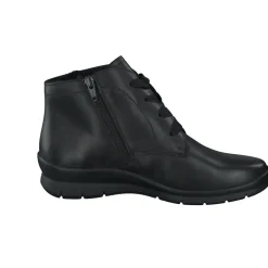Semler – Komfort-Stiefelette aus Kalbleder Schwarz