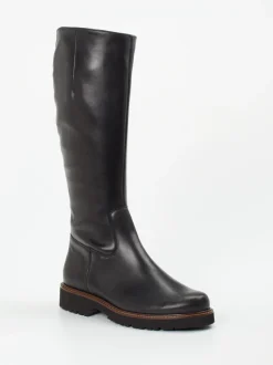 Semler – Langschaftstiefel aus Kalbleder Schwarz