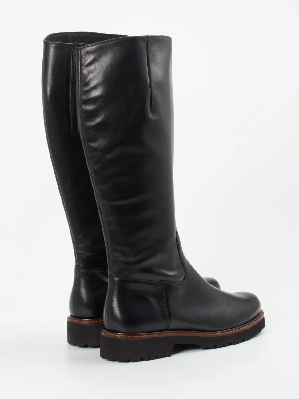 Semler – Langschaftstiefel aus Kalbleder Schwarz