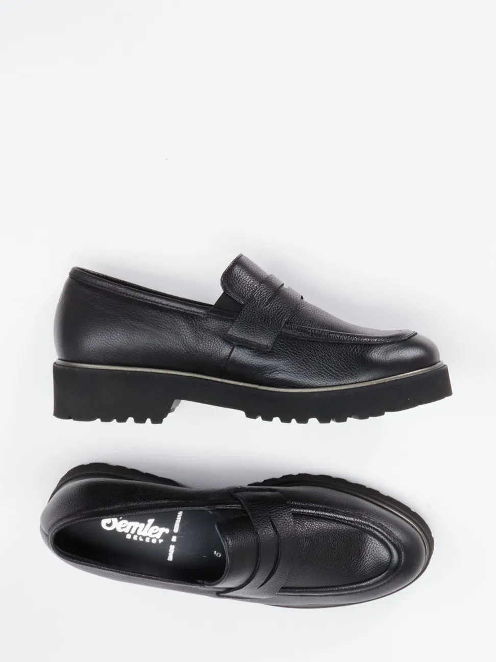 Semler – Loafer aus Kalbleder Schwarz