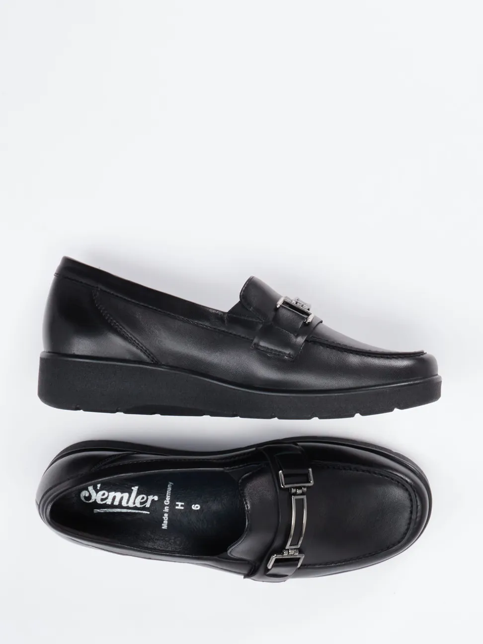 Semler – Loafer aus Kalbleder in Schwarz