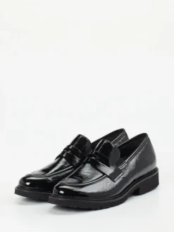 Semler – Loafer aus Lackleder in Schwarz