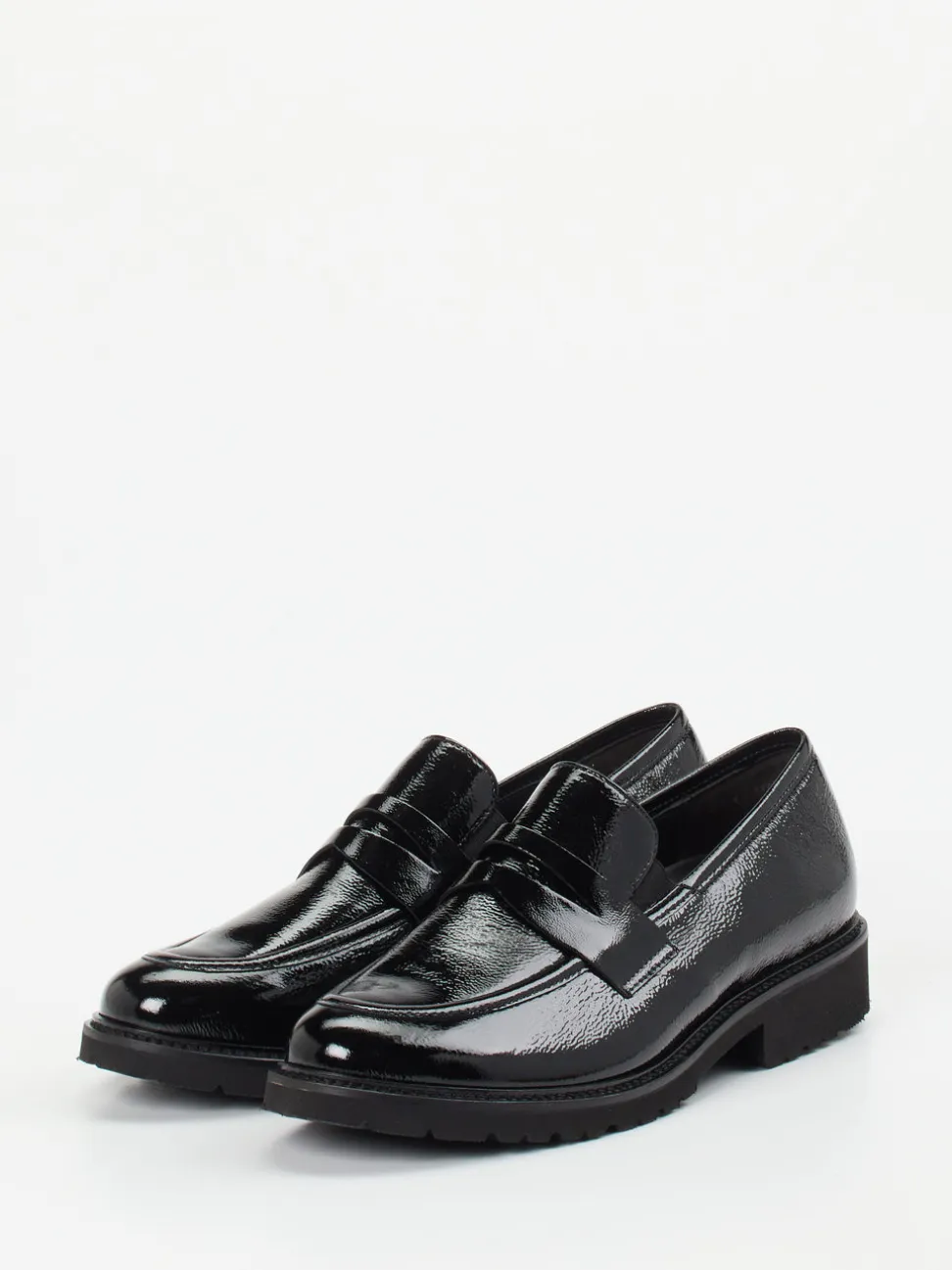 Semler – Loafer aus Lackleder in Schwarz