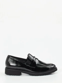 Semler – Loafer aus Lackleder in Schwarz
