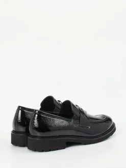 Semler – Loafer aus Lackleder in Schwarz