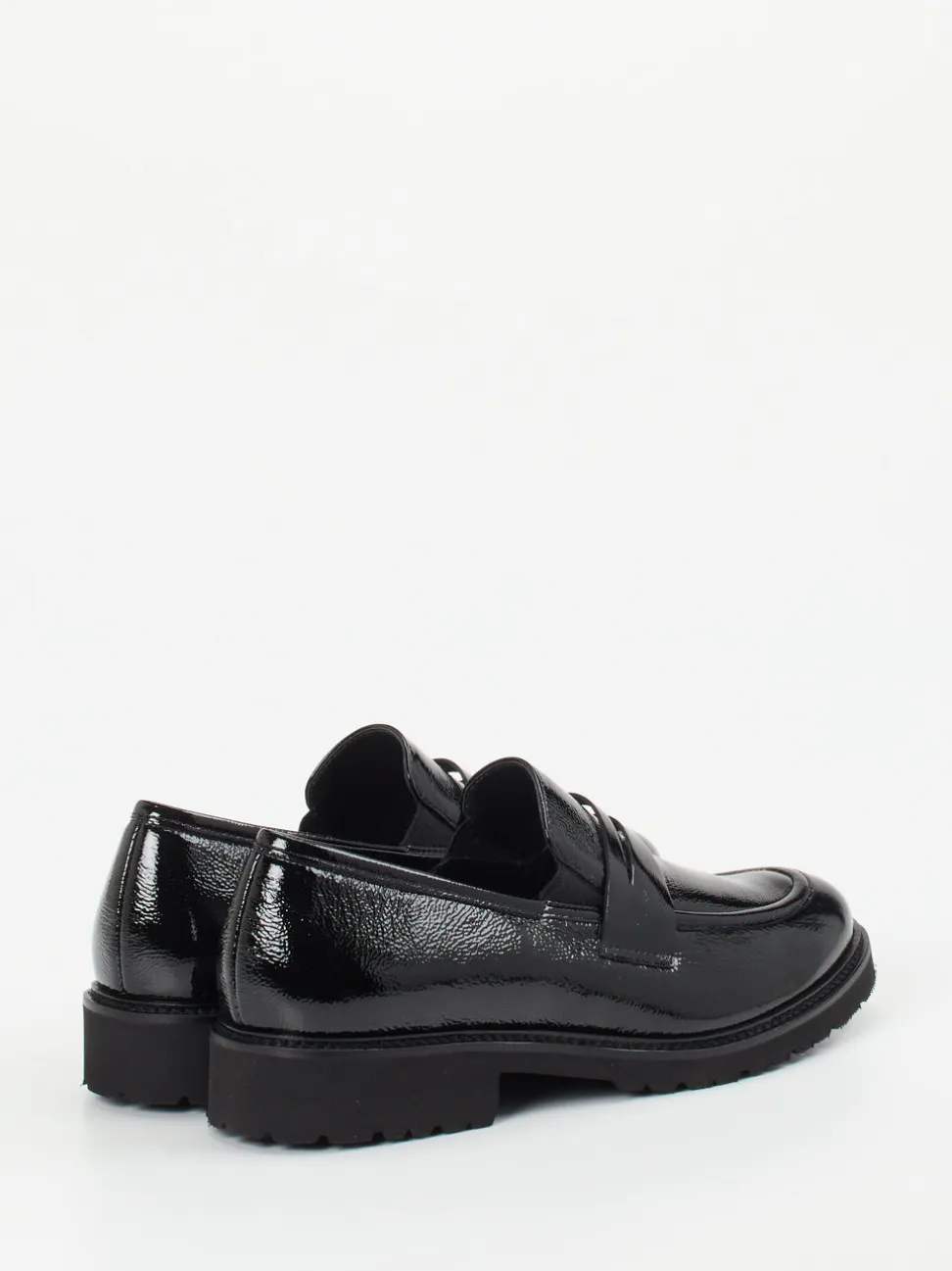 Semler – Loafer aus Lackleder in Schwarz
