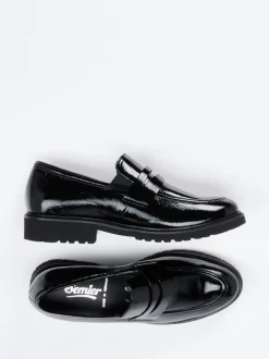 Semler – Loafer aus Lackleder in Schwarz